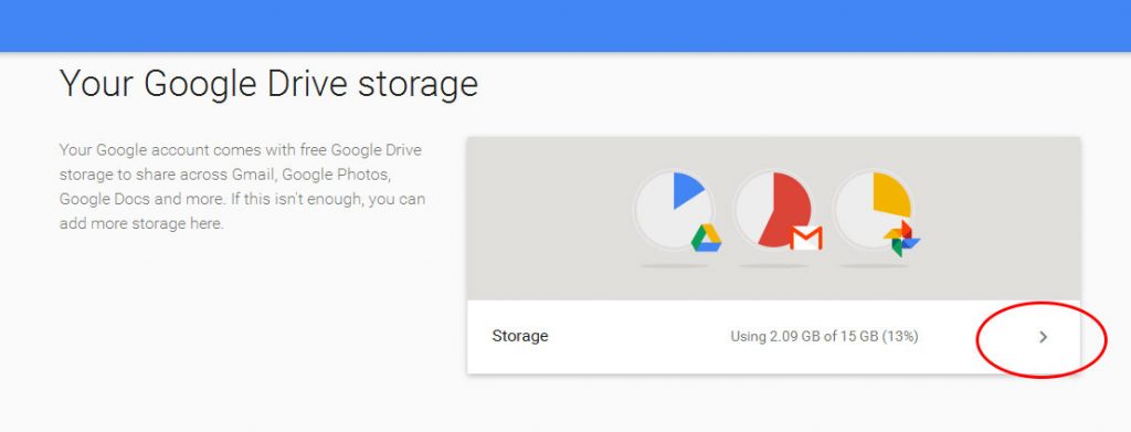 account-preference-current-google-storage